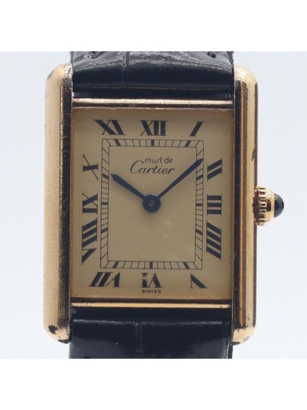 Cartier Must Tank Ivory Dial Watch
